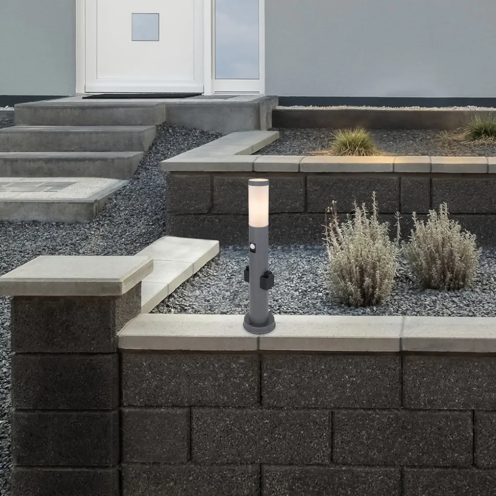 Tuinpadverlichting Boston m. stopcontacten/sensor