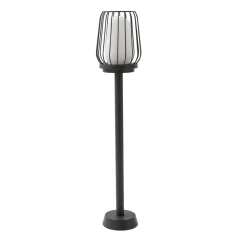 Tuinpadverlichting Chandan, 80 cm, zwart, aluminium