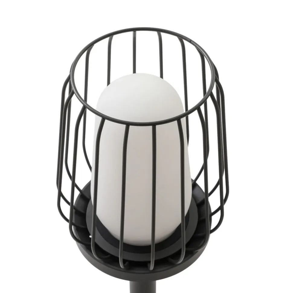 Tuinpadverlichting Chandan, 80 cm, zwart, aluminium