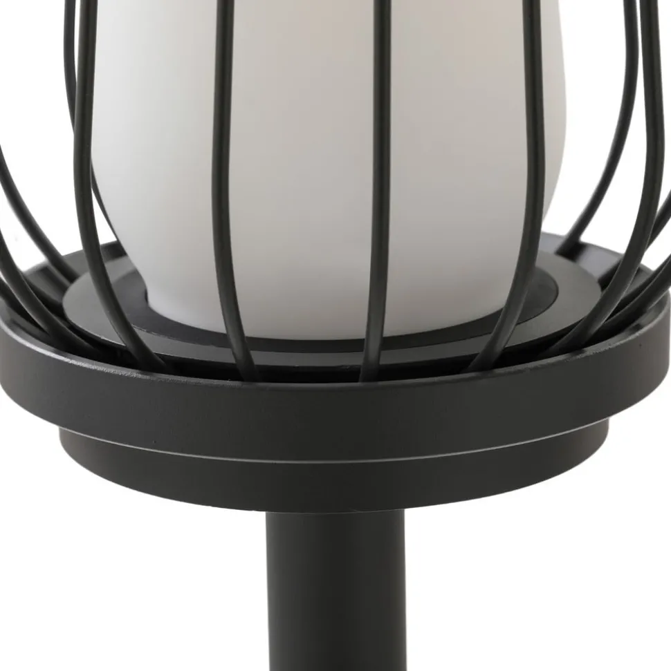 Tuinpadverlichting Chandan, 80 cm, zwart, aluminium