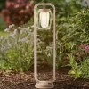 Tuinpadverlichting Chandan, 90 cm, beige, metaal, IP54