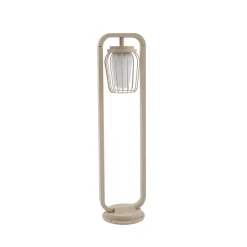 Tuinpadverlichting Chandan, 90 cm, beige, metaal, IP54