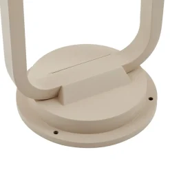 Tuinpadverlichting Chandan, 90 cm, beige, metaal, IP54