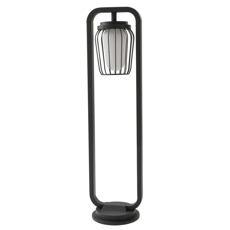 Tuinpadverlichting Chandan, 90 cm, antraciet, aluminium