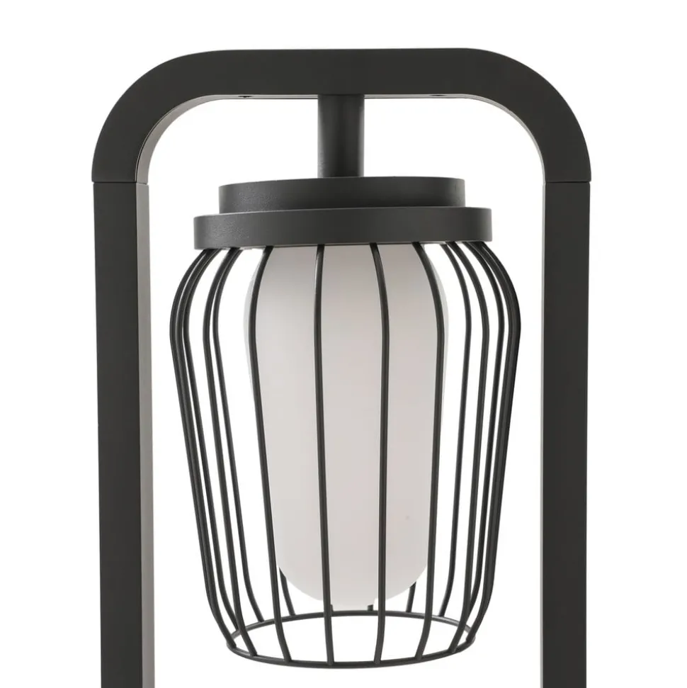 Tuinpadverlichting Chandan, 90 cm, antraciet, aluminium