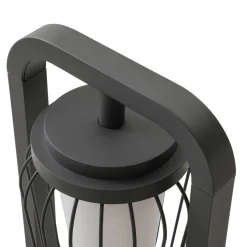 Tuinpadverlichting Chandan, 90 cm, antraciet, aluminium