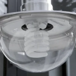 Tuinpadverlichting Damion, 140 cm, roestvrij staal, E27, IP44