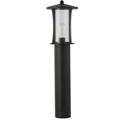 Tuinpadverlichting, IP44, zwart, hoogte 73 cm, metaal