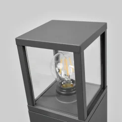 Tuinpadverlichting Klemens, 65 cm, antraciet, metaal, E27