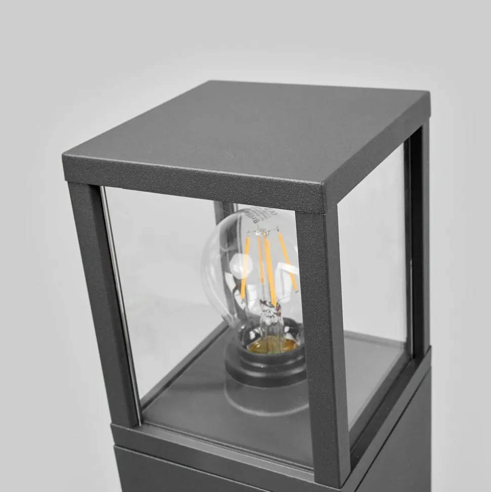 Tuinpadverlichting Klemens, 65 cm, antraciet, metaal, E27