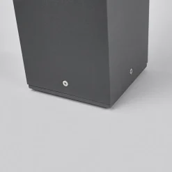 Tuinpadverlichting Klemens, 65 cm, antraciet, metaal, E27