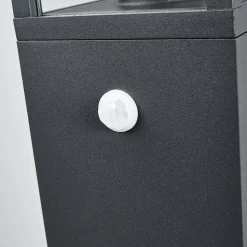 Tuinpadverlichting Klemens, 65 cm, sensor, antraciet, E27