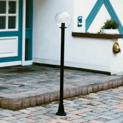 Tuinpadverlichting KRISTALLKUGEL zwart