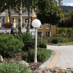 Tuinpadverlichting KRISTALLKUGEL wit