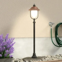 Tuinpadverlichting Peggy met koper