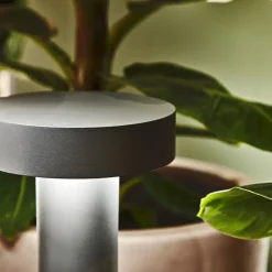 Tuinpadverlichting Tesla antraciet, aluminium, hoogte 60 cm