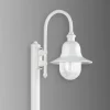 Tuinpadverlichting van gegoten aluminium, wit