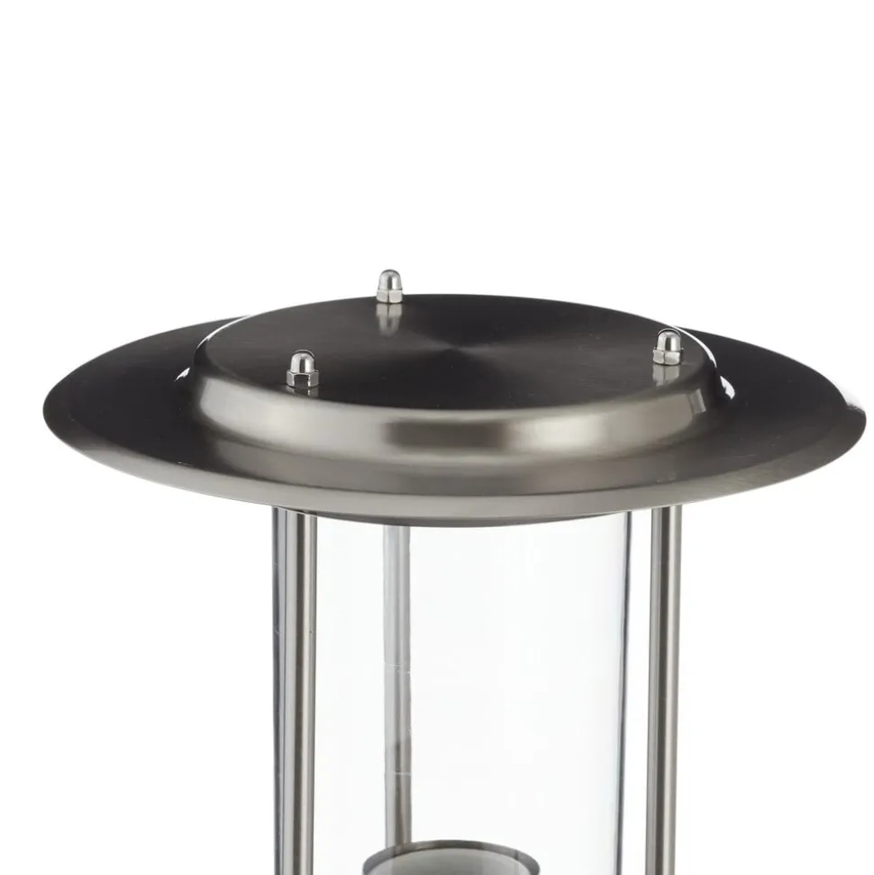 Tuinpadverlichting York, roestvrij staal, bewegingsmelder, IP44