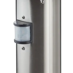 Tuinpadverlichting York, roestvrij staal, bewegingsmelder, IP44