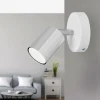 Tune II wandlamp, wit/chroom, metaal, E27, Ø 5,5 cm