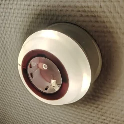 Tussenstekker met nachtlampje LED ring