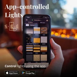 Twinkly CCT zwart 400-bol lichtketting 32m