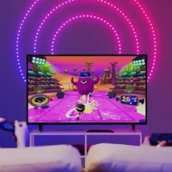 Twinkly Dots LED lichtketting RGB, zwart, IP44, 10m