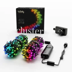 Twinkly LED lichtketting, RGB, zwart, 400 lampjes, 6m
