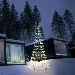 Twinkly lichtboom voor buiten, RGBW, hoogte 200cm