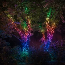 Twinkly RGB lichtkettingen, zwart, 400 lichtpunten 32m