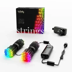 Twinkly RGB lichtkettingen, zwart, 250 lampjes 20m