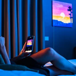 Twinkly RGB zwart IP20 1 uitbreiding