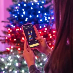 Twinkly RGBW lichtketting, 250-fl. 20m zwart