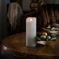 Uitgerust met 3D-vlam - LED kaarsen Echtwachs