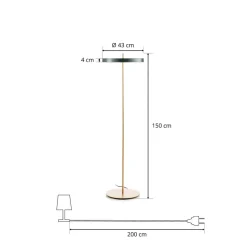 UMAGE Asteria Floor LED vloerlamp bosgroen