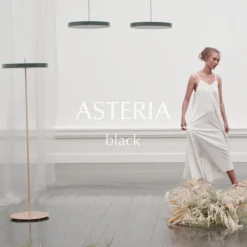 UMAGE Asteria medium hanglamp messing zwart