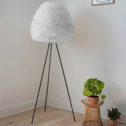 UMAGE Eos Evia medium vloerlamp wit/tripod zwart