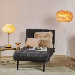 UMAGE Eos medium vloerlamp tripod lichtbruin