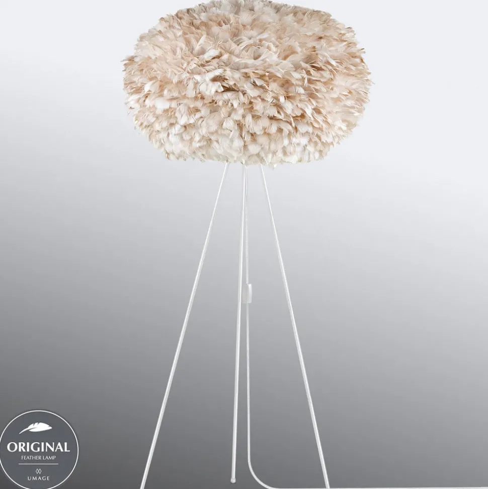 UMAGE Eos X-large vloerlamp tripod lichtbruin