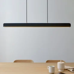 UMAGE LED hanglamp Hazel Branch, zwart/messing, 100 cm