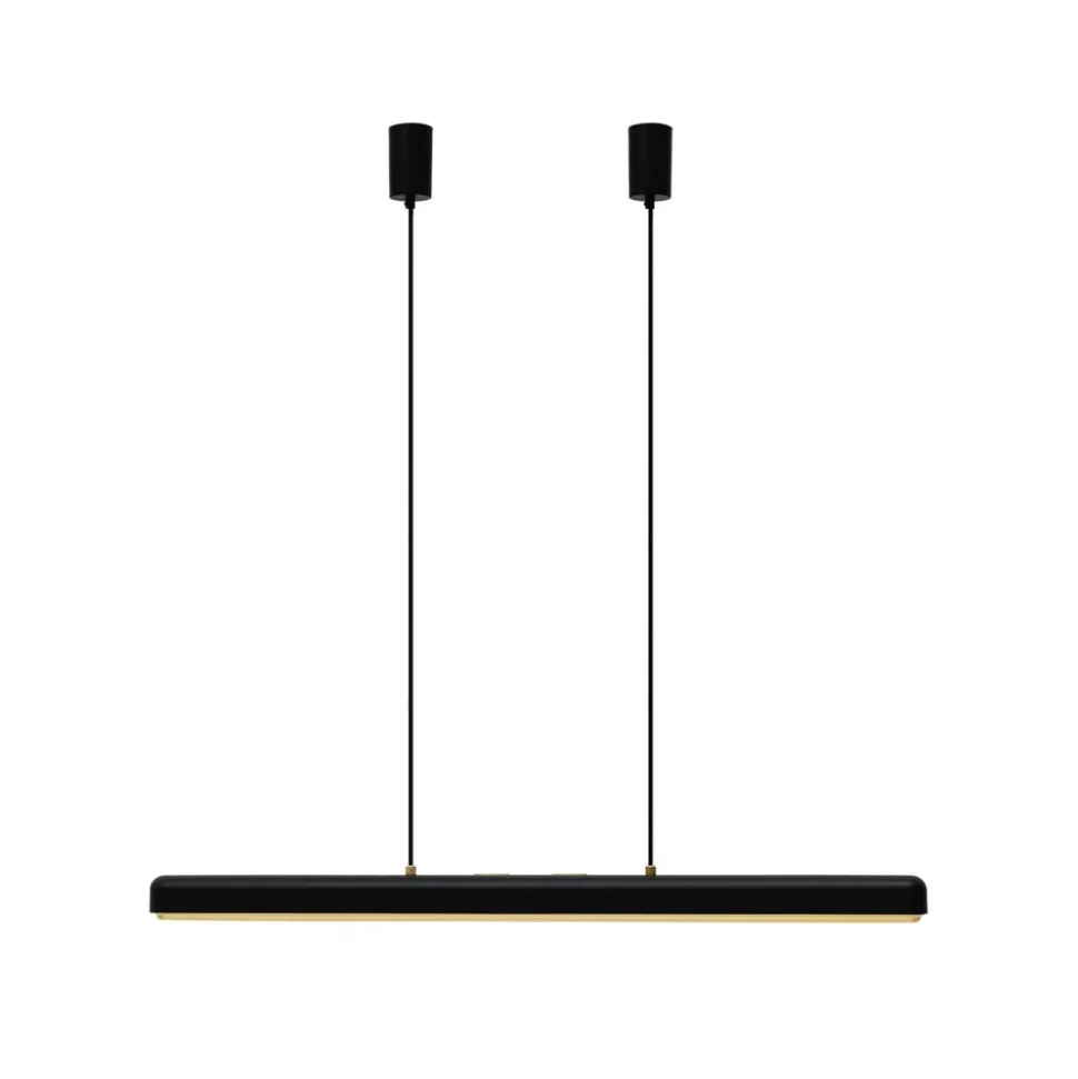 UMAGE LED hanglamp Hazel Branch, zwart/messing, 100 cm