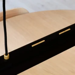 UMAGE LED hanglamp Hazel Branch, zwart/messing, 100 cm