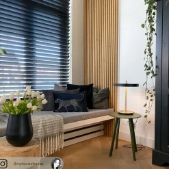 UMAGE LED tafellamp Asteria Table, USB, zwart/messing