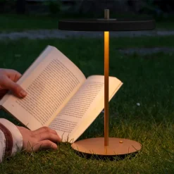 UMAGE LED tafellamp Asteria Move zwart/messing 31 cm