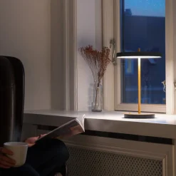 UMAGE LED tafellamp Asteria Move zwart/messing 31 cm