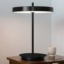 UMAGE LED tafellamp Asteria Table, USB, zwart/zwart
