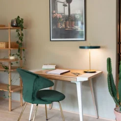 UMAGE LED tafellamp Asteria Table, USB, bosgroen/messing