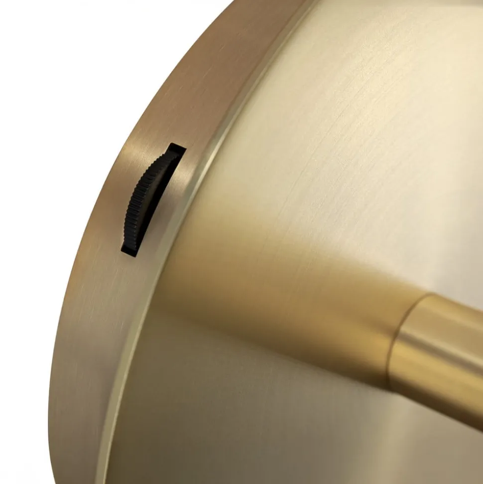 UMAGE LED wandlamp Omni, messing, lengte 74 cm