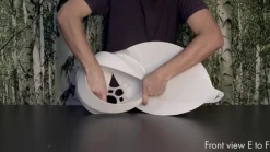 UMAGE Ribbon medium hanglamp in wit