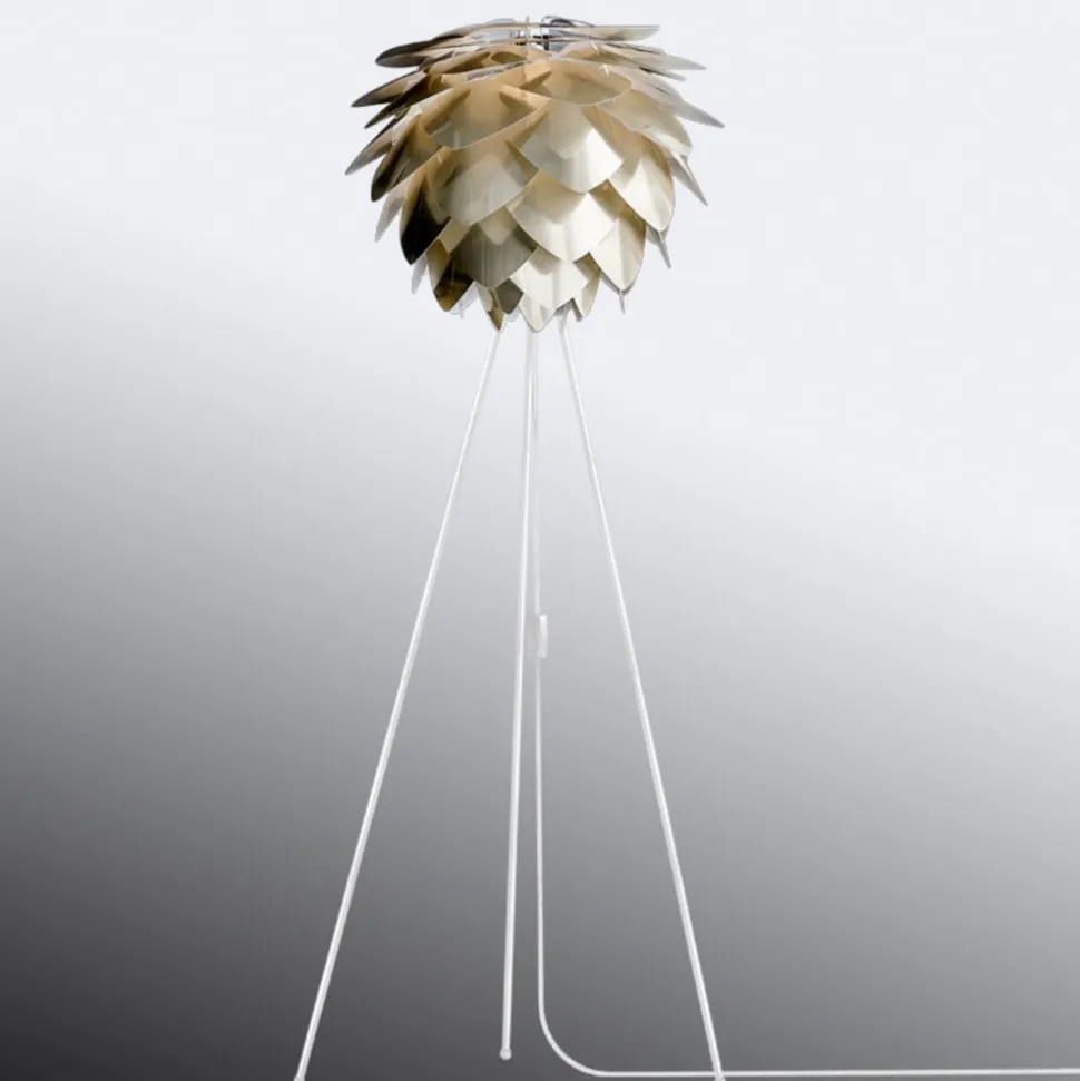 UMAGE Silvia medium vloerlamp tripod messing